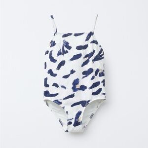 ZARA ANIMAL TEXTURE SWIMSUIT